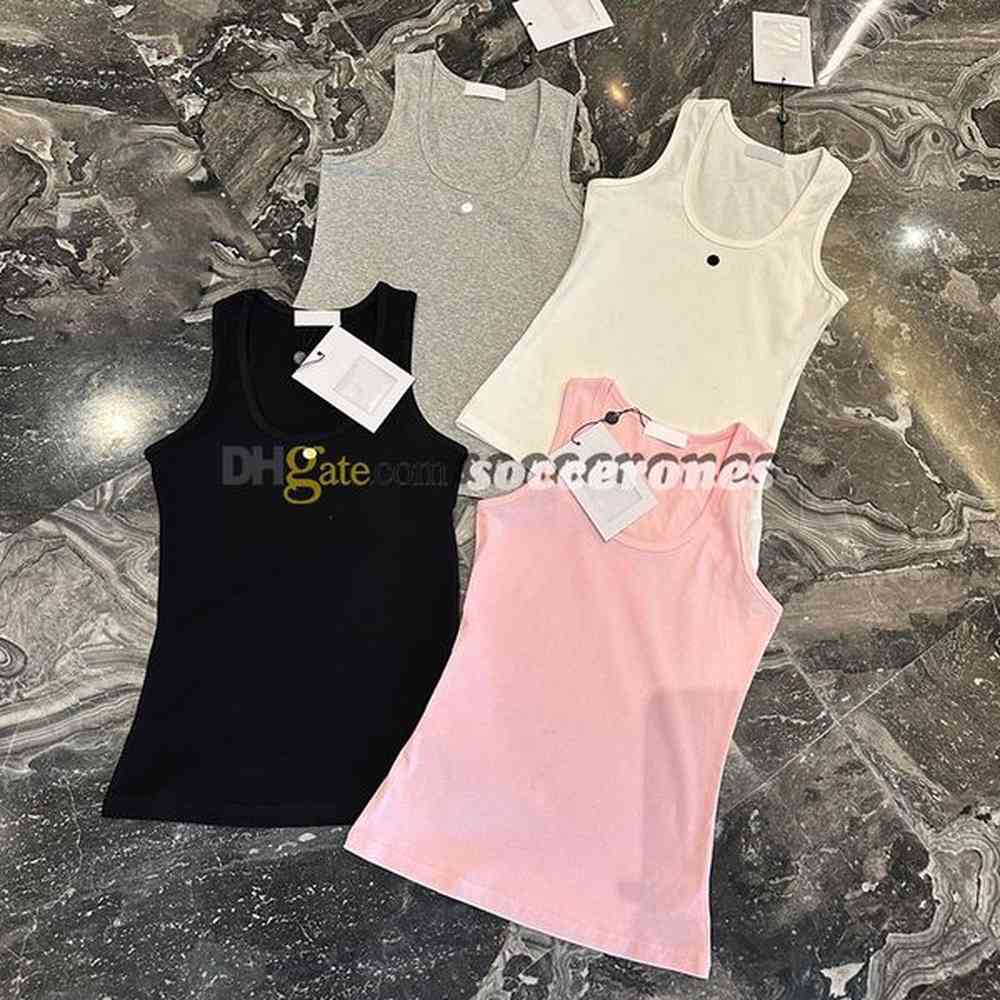 designer women tops vest printed pattern cotton sleeveless tank tops