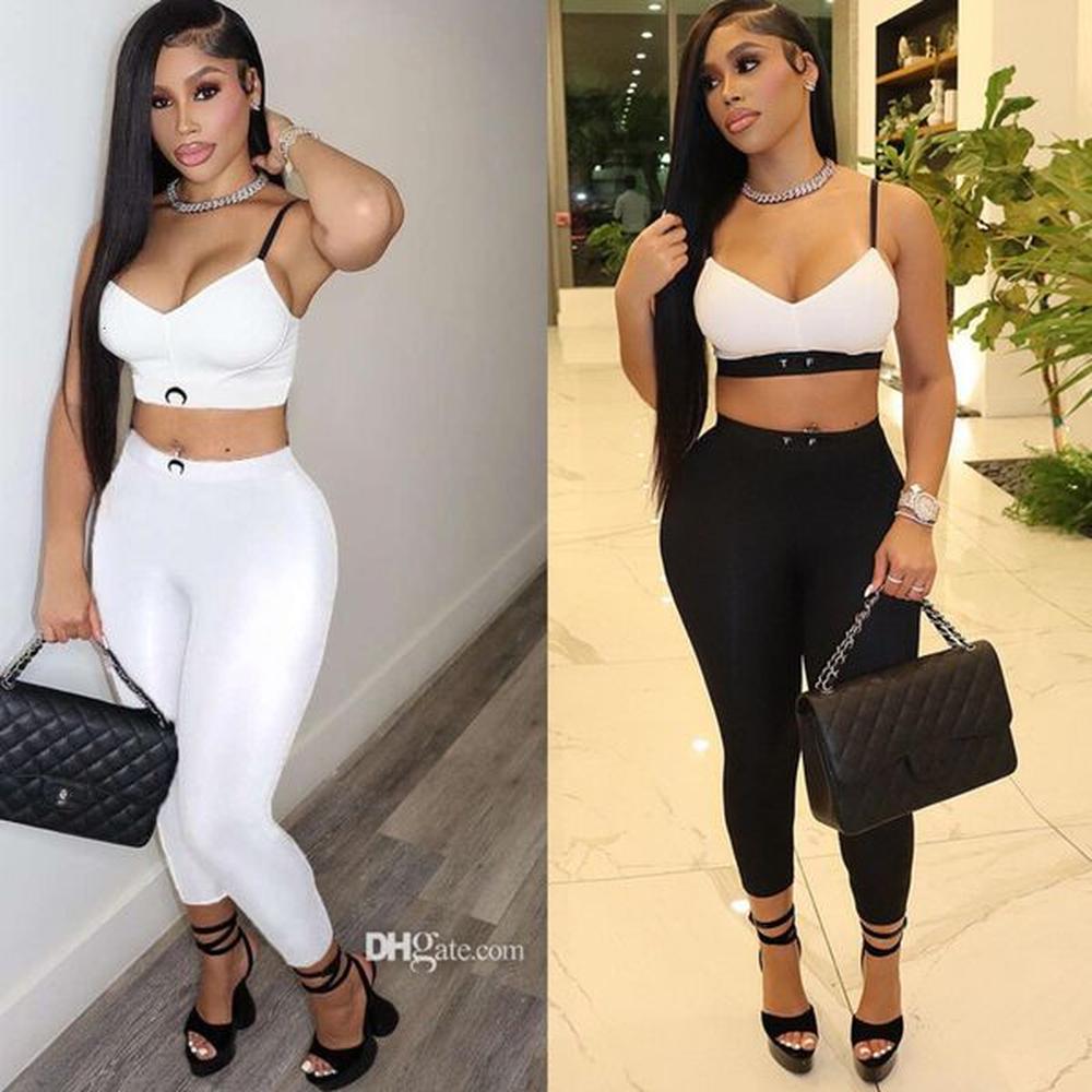 designer women tracksuits summer fashion womens two piece set printed