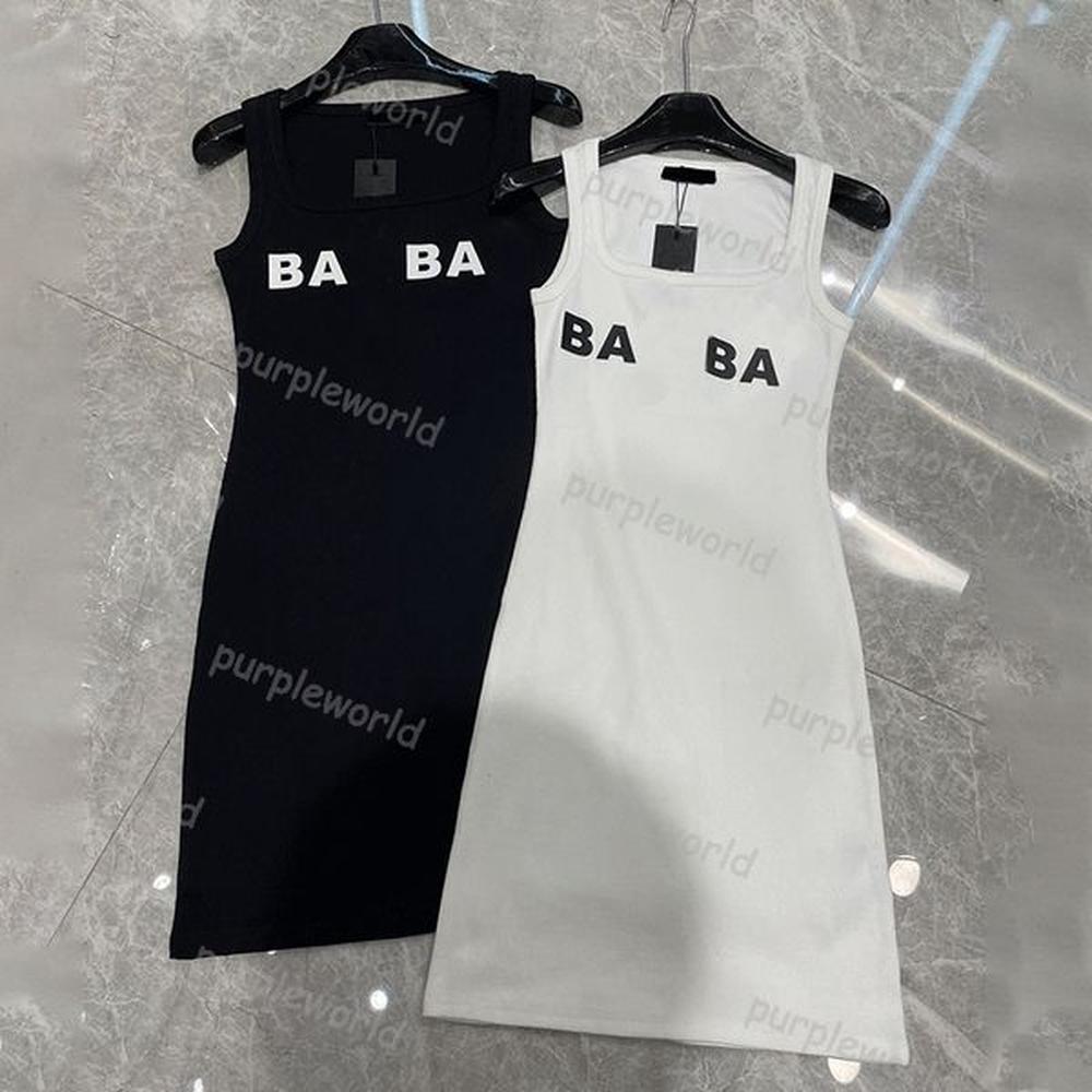 designer womens casual dress summer fashion brand top vest dress