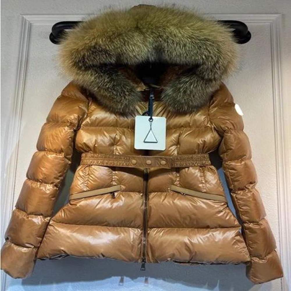 designer womens coat winter down jacket short thick warm large