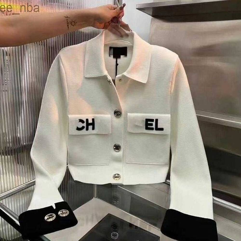designer womens jackets top quality lapel polo fashion chest pocket