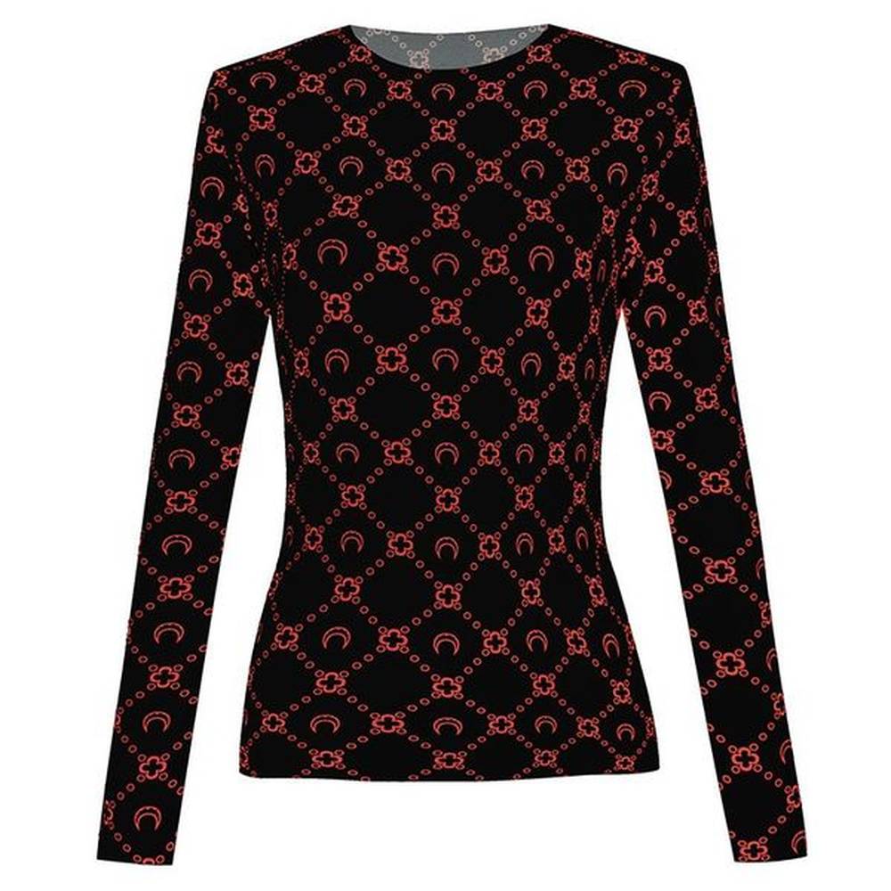 designer womens leggings printed tops stretch jersey in black pink