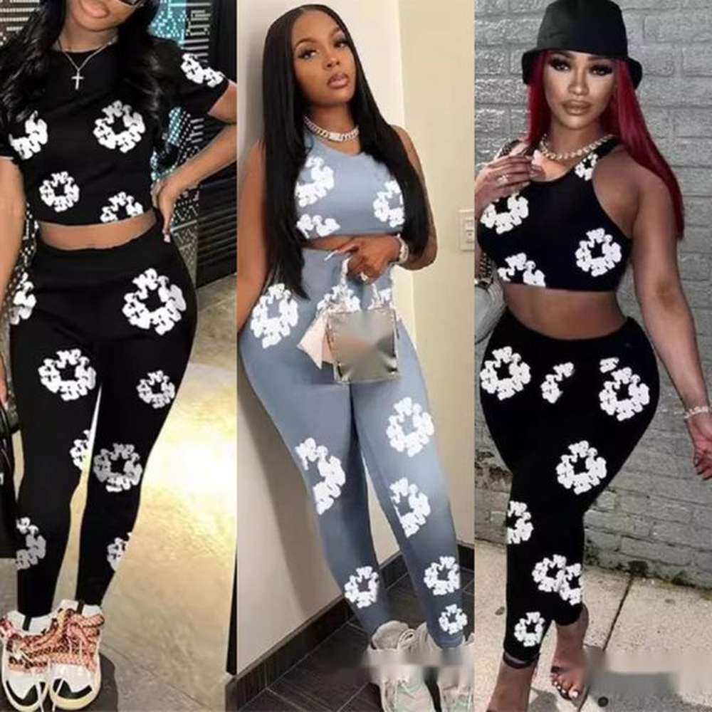 designer womens sexy tracksuits slim fit two piece set
