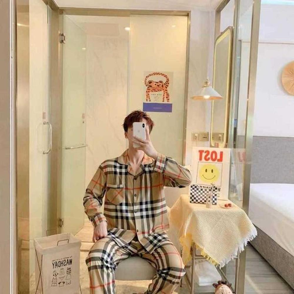 designer womens sleepwear brand couple pajamas spring and autumn new