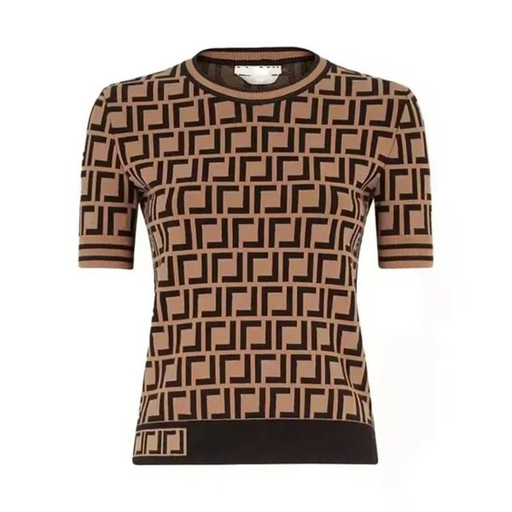 designer womens t shirt knits tees tops summer new knitted