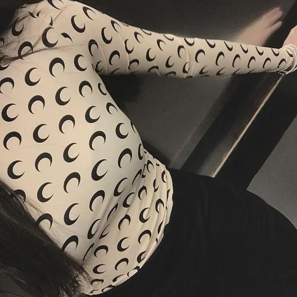 designer womens t shirts feminine clothes sexy moon shirt summer