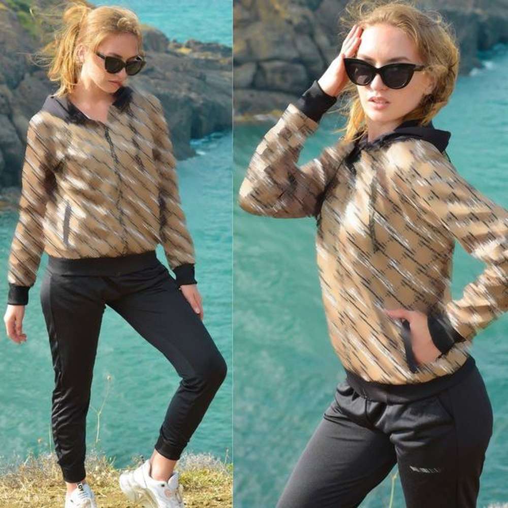 designer womens tracksuits sports set woman piece letter pattern