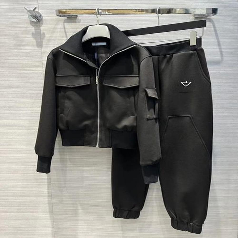 designer womens tracksuits suit early spring new products classic triangle