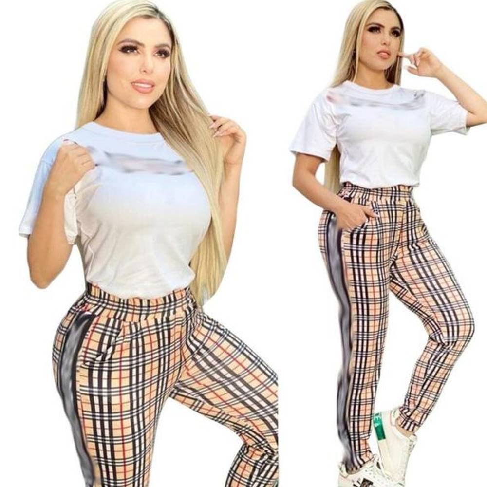 designer womens tracksuits summer new casual short sleeved top