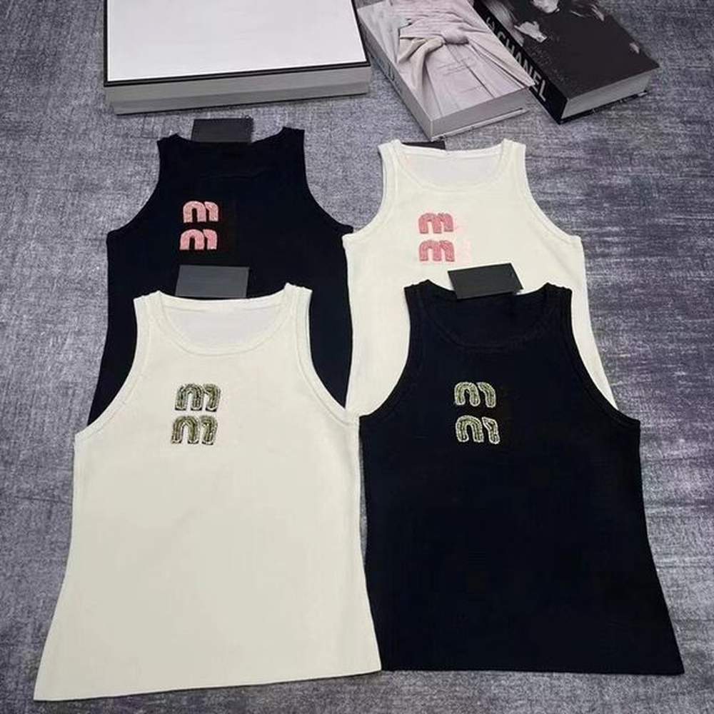 designer womens vest tshirts luxury slim sleeveless tank top outwear