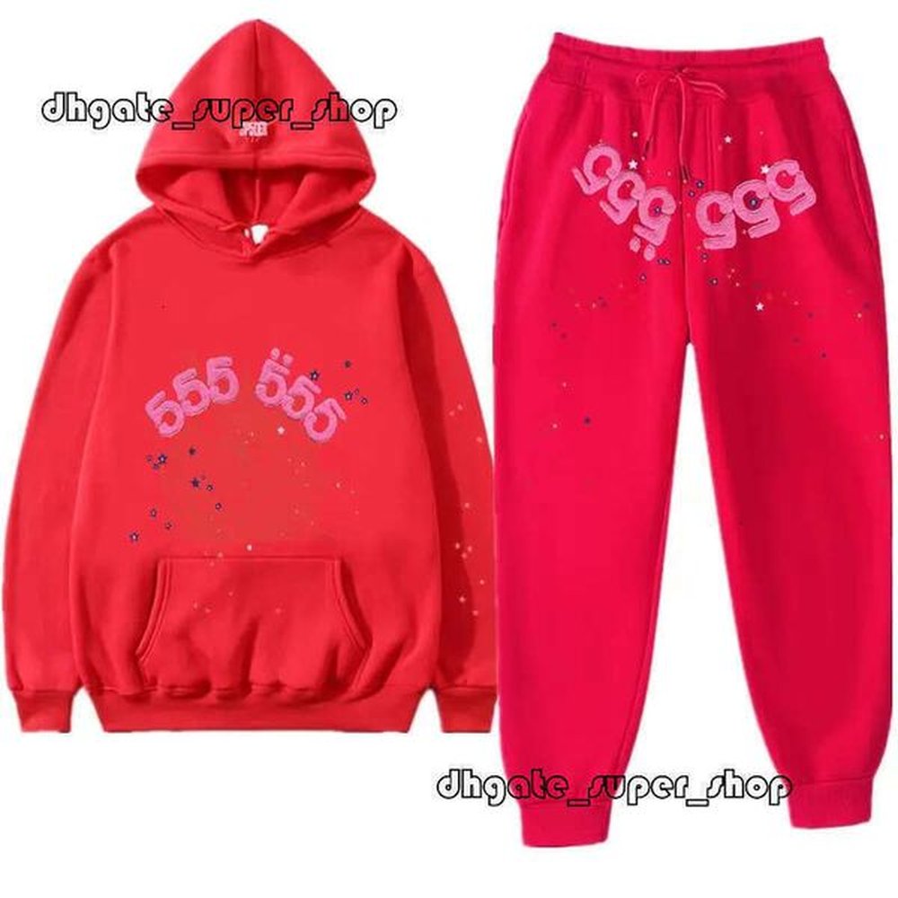 Designer Youth Mens sp5 hoodie Sweatshirts sp5drr Hoodie moman spider Tracksuit Pullover Hoody spder hoodie Sweatpants Set Top Quality ba 94