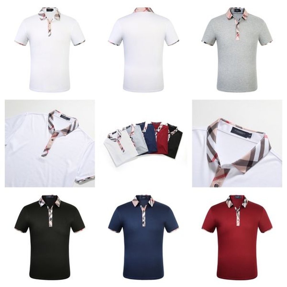 Designered Polo Shirts Men Short Sleeve T-shirt Single Lapel Shirt Men's Jacket Sportswear