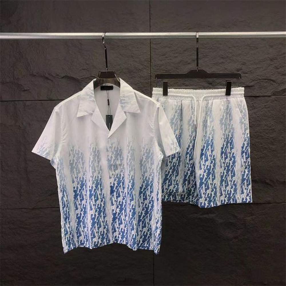 Designers Beach Tracksuits Summer Suits Mens Fashioo Shirts Shorts Sets Luxury Set Outfits Sportswears Asia Size M-3XL A10