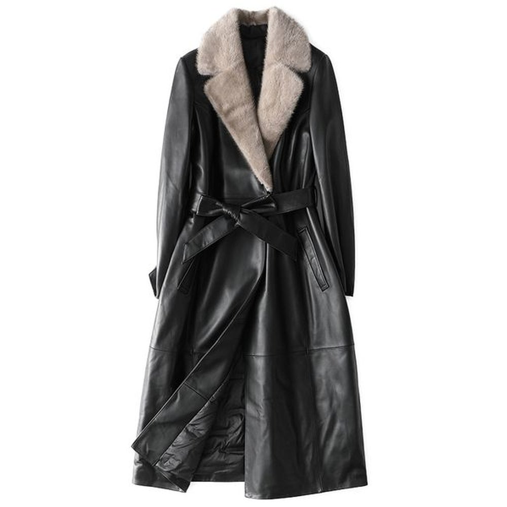 designers high quality thick warm mink fur collar leather down.jpeg