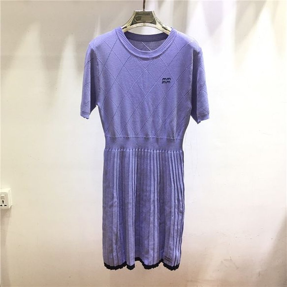 designers letters women knits vest dresses fashion sleeveless casual shirts