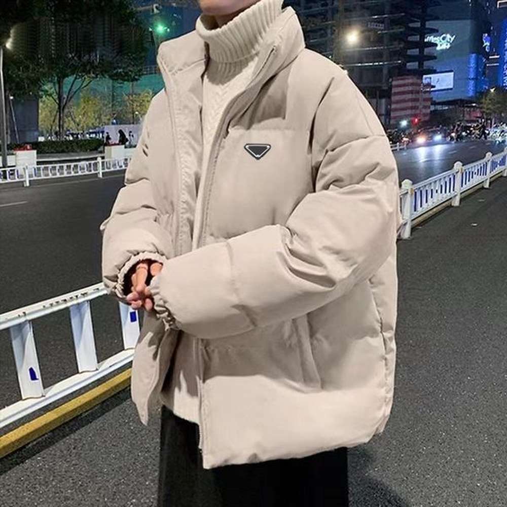 Designers new cotton jacket cotton jacket luxurious high-end jacket fashion triangle mens windproof high-quality lightweight hooded jacket c