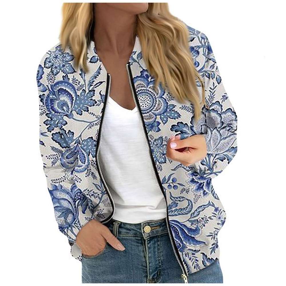 designers new womens jacket baseball jacket fashionable casual top zipper