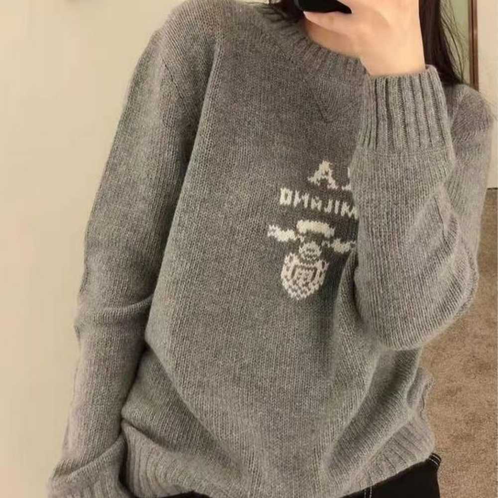Designers Sweaters Mens Womens Thickened Cashmere sweater Pullover Fashion Classic Top1 Round Neck Long Sleeve Sweater