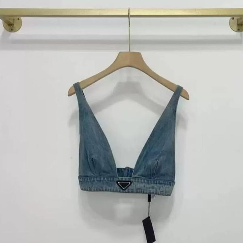 designers t womens shirts underwear with metal triangle badge sexy