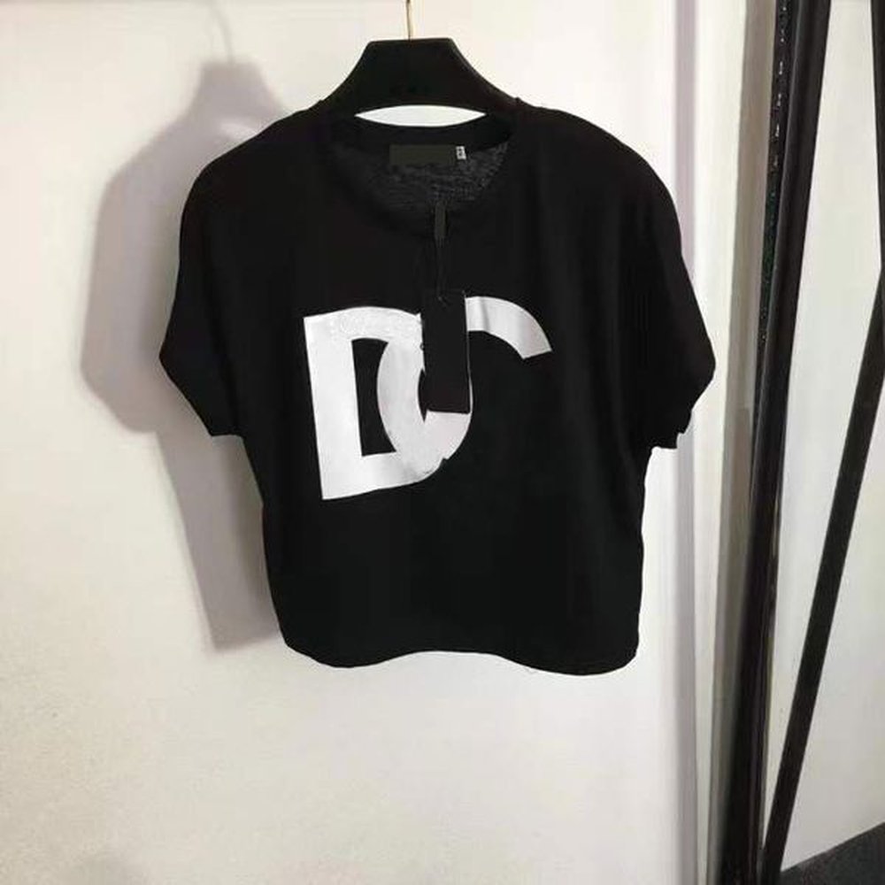 designers tshirts women tees apparel casual chest letter print