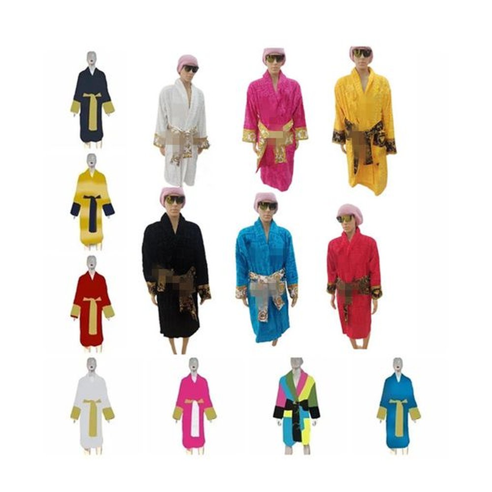 designers veet bathrobe robe baroque fashion cotton hoodies pamas mens