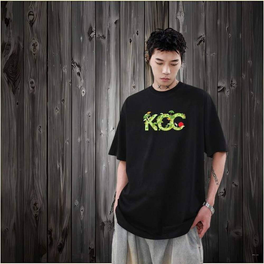 DIY T shirt Hip Hop Men Tops Tees letter Designer Breathable Short Sleeve 230g Cotton Black White Clothes