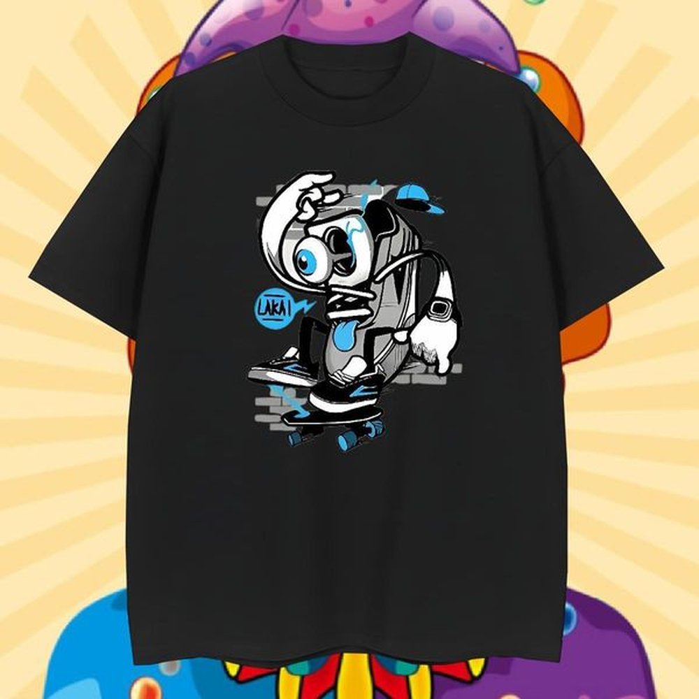 2024 DIY T shirt icon 100% Cotton 230g Men Tshirts Hip Hop Street Short Sleeve Soft White Plus Size Brand Tops