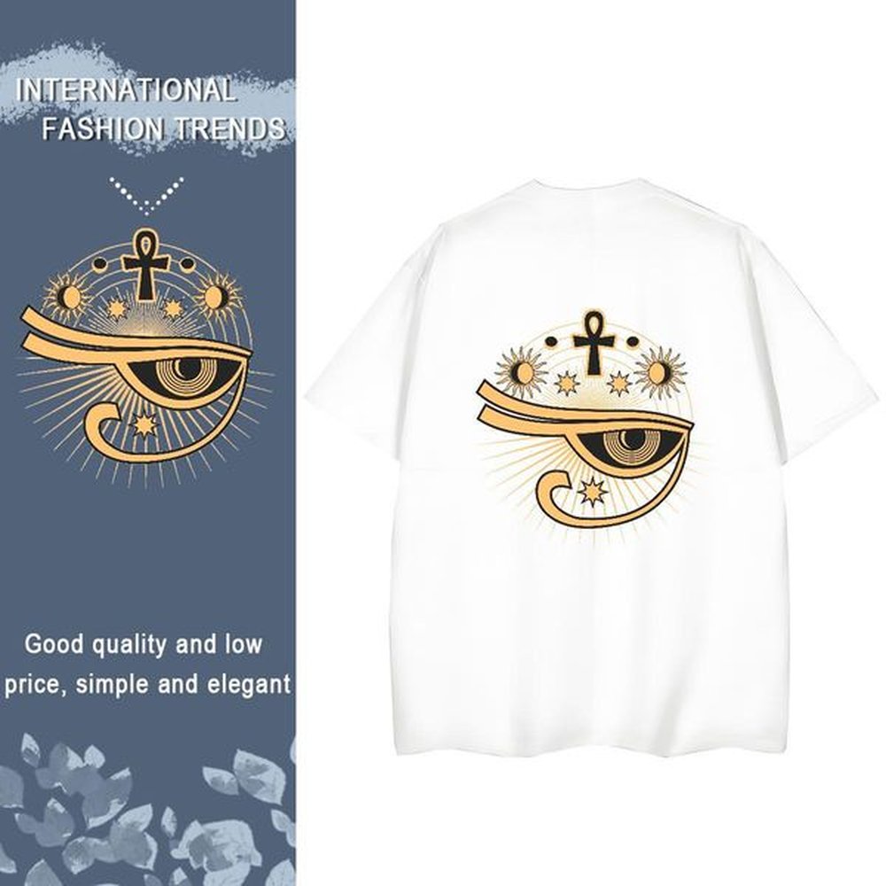 diy tshirts g pure cotton breathable spring summer eyes