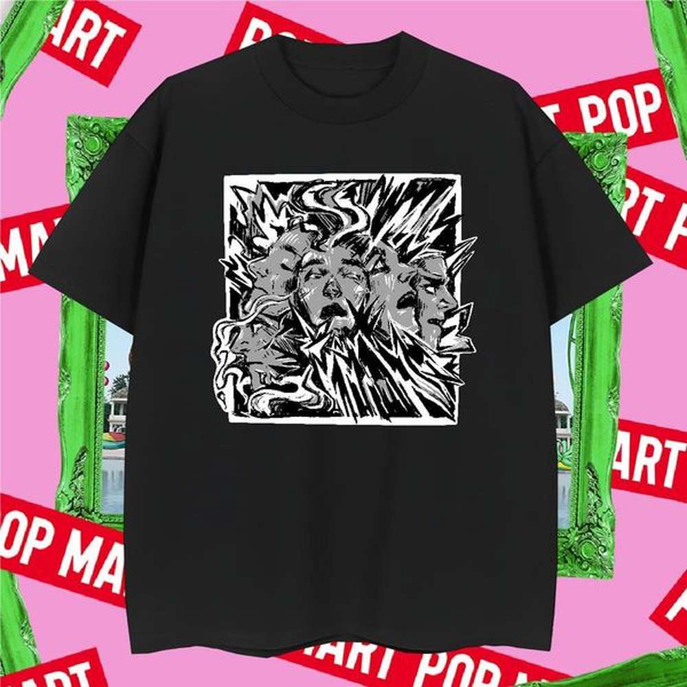 DIY T-Shirts painting 230g Pure Cotton Men Tshirts Anime Printing Street Breathable Crew Neck Plus Size Cartoon Wholesale Tees