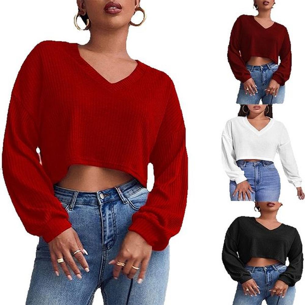 dongdumaoyi autumn and winter casual solid color long sleeved loose