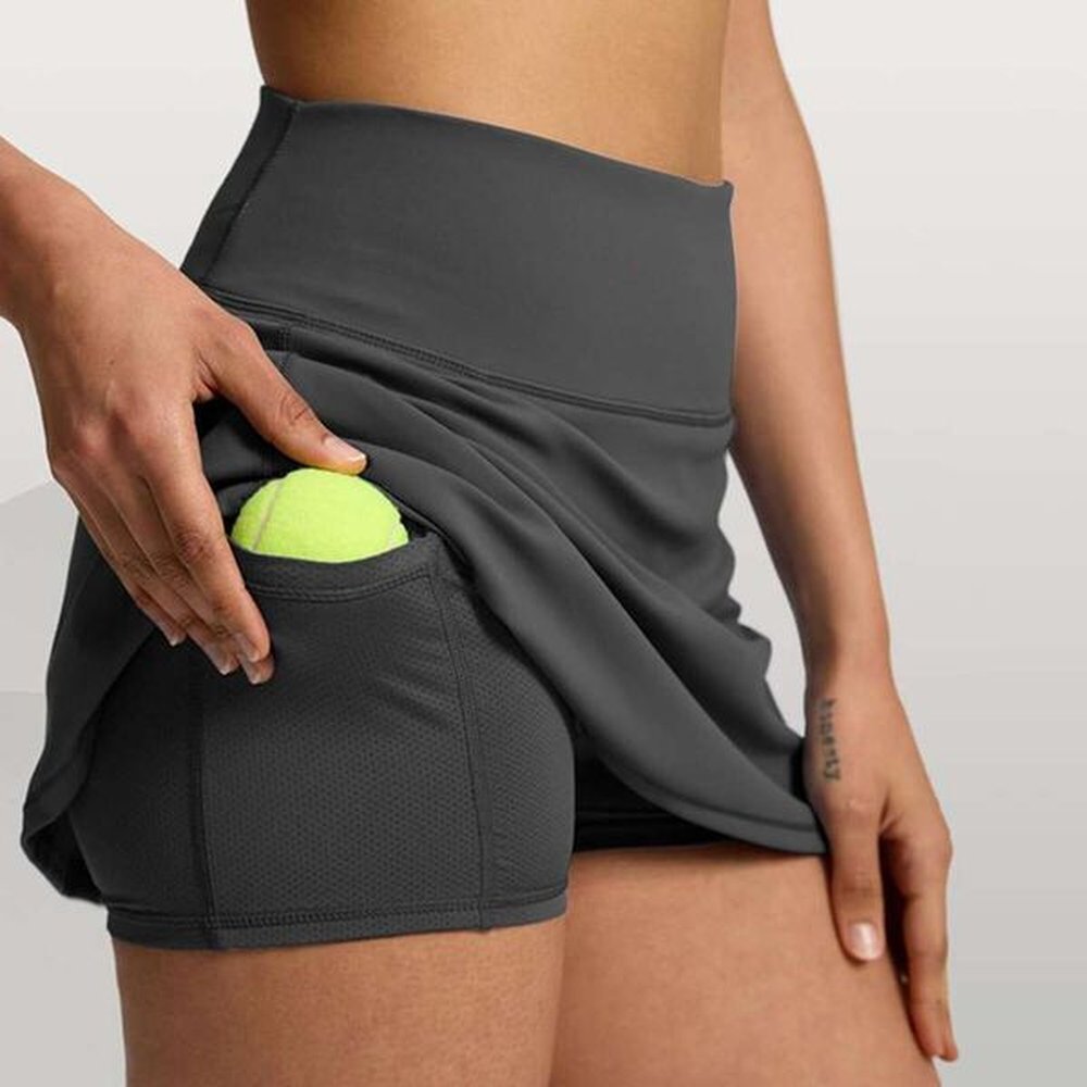 double womens layered pleats tennis skirts for women high waisted