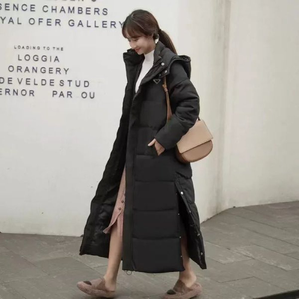 down cotton coat women luxury long parka jacket thickened coats