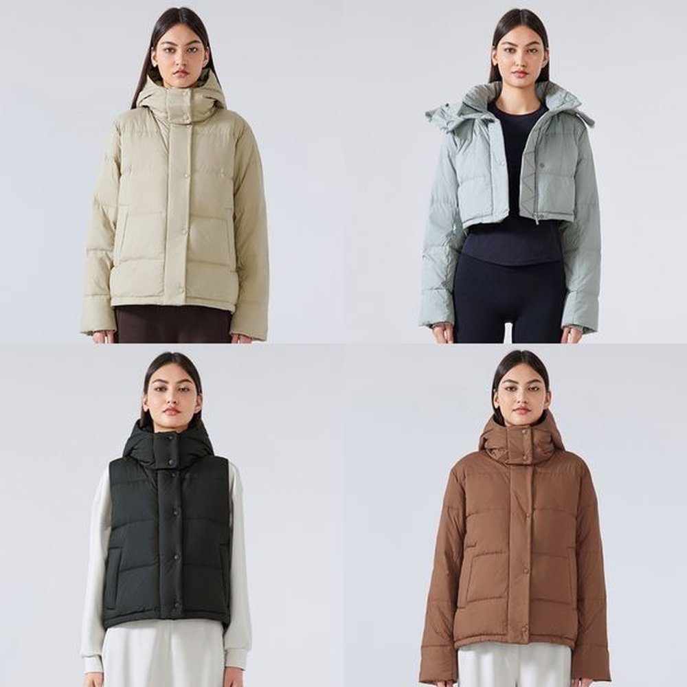 down jacket designer woman hooded puffer jacket thick warm coats