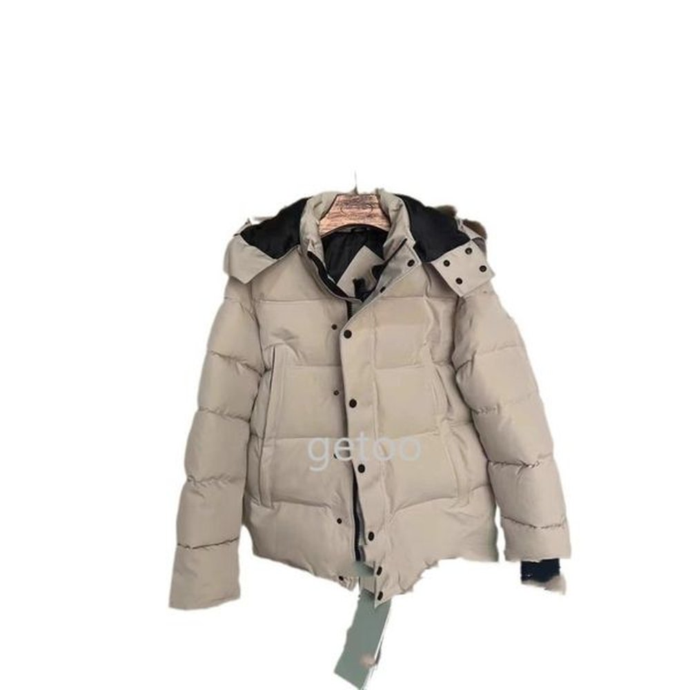2024 Down jackets collar down jackets New High end Large Pocket Men's and Women's Parker Cotton Jacket with Hooded Thickened Warm