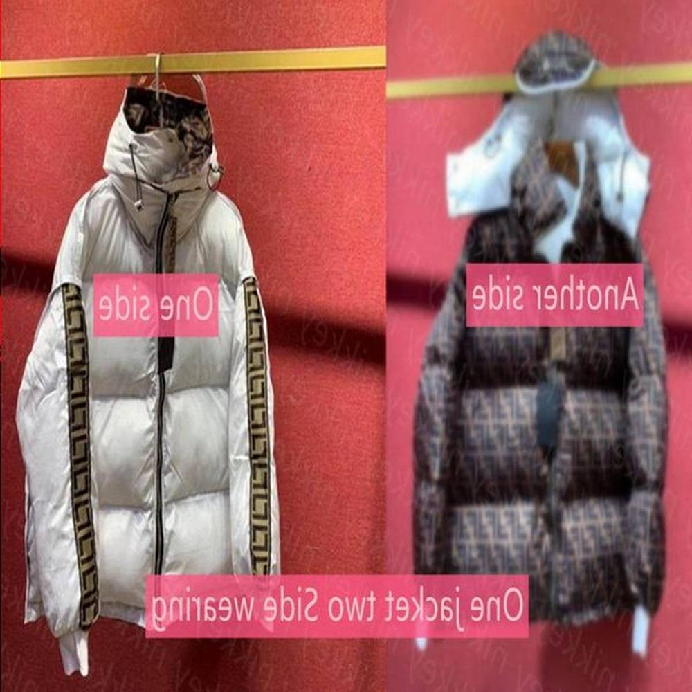 Down Jackets Womens Down Jacket Two-Side wearing Parkas winter REVERSIBLE Coats Hooded Top Quality coat Women Casual Outdoor Feather Ou Ptlj