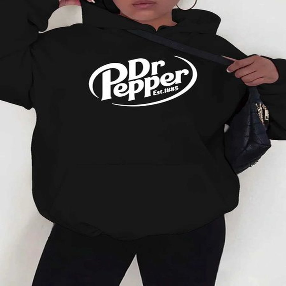 dr pepper hoodie women spring autumn women aesthetic clothes women