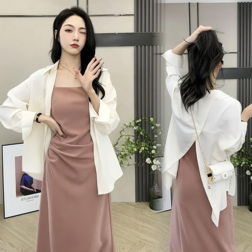 dressed womens autumn new french kikyu age reducing design feeling