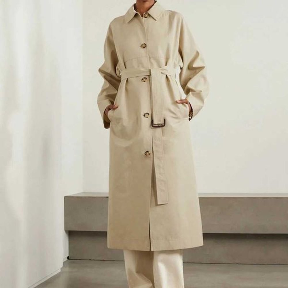 early fall new lapel singlebreasted waistlength windbreaker casual simple removable