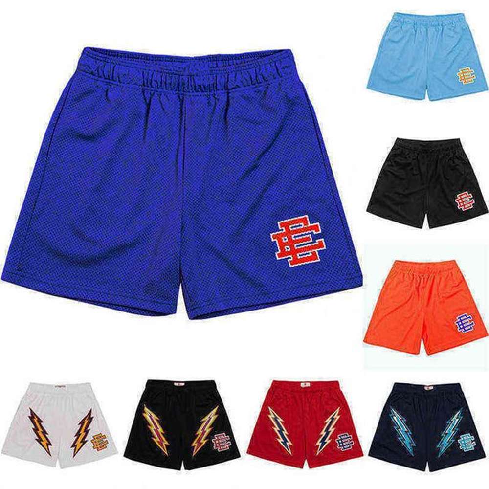 2022 Ee Eric Emanuel Basic Short Mens Womens Designers Shorts Mesh Breathable Beach Pants Sports Series Basketball Pant