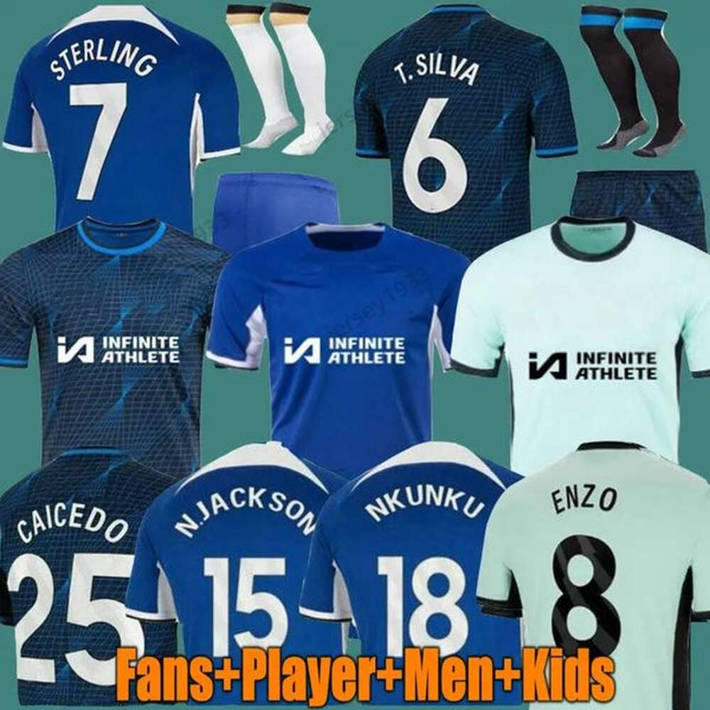 23 24 ENZO Soccer Jerseys CFC Football Shirt NKUNKU N.JACKSON Kids Kit 2024 PULISIC STERLING JAMES KOULIBALY AZPILICUETA HAVERTZ FOFANA Trai