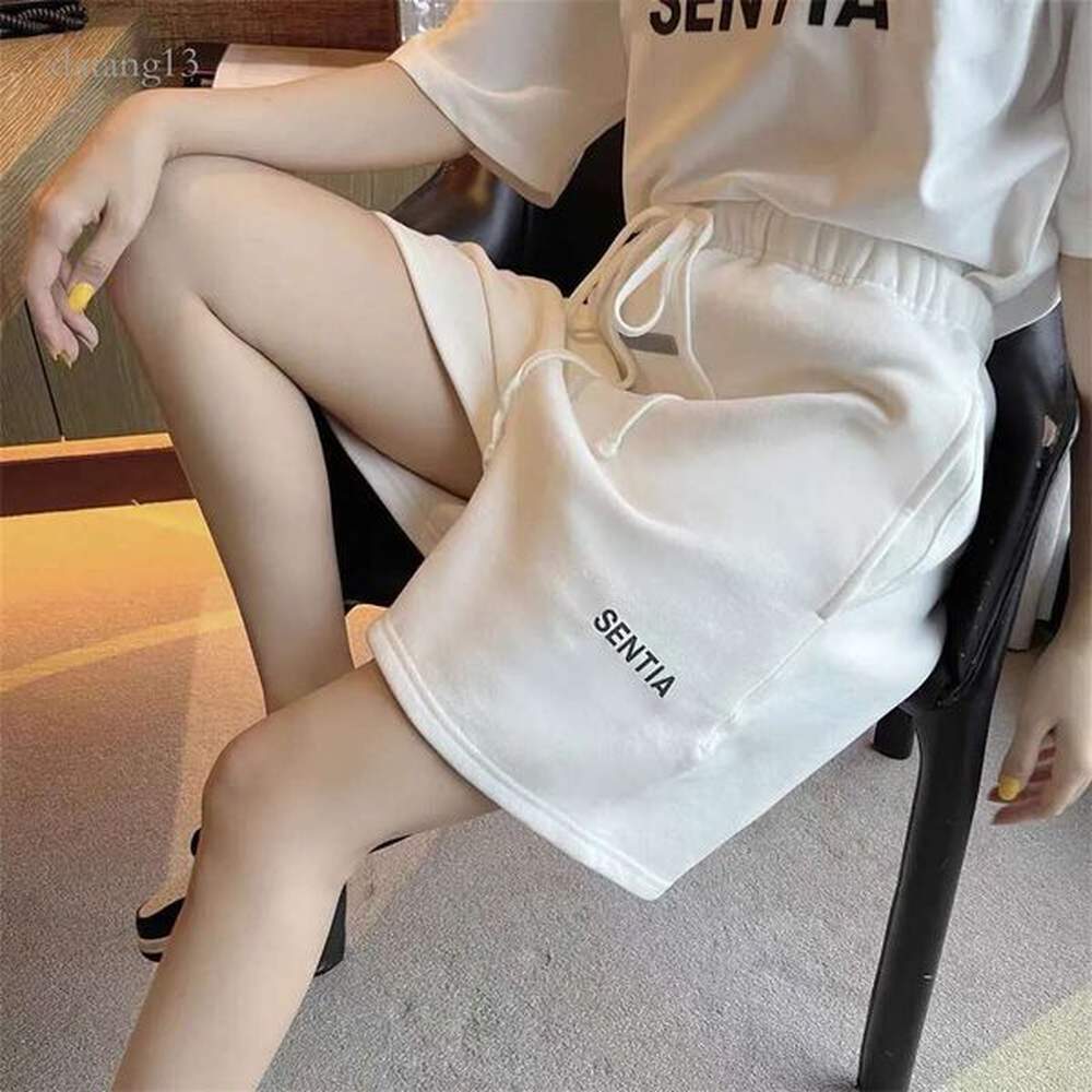Essentialals T Shirt Mens Summer Casual Short Pant Newest Men Fashion Hip Hop Letter Print Pants Trousers Mans Women Trendy Shorts Loose Jog