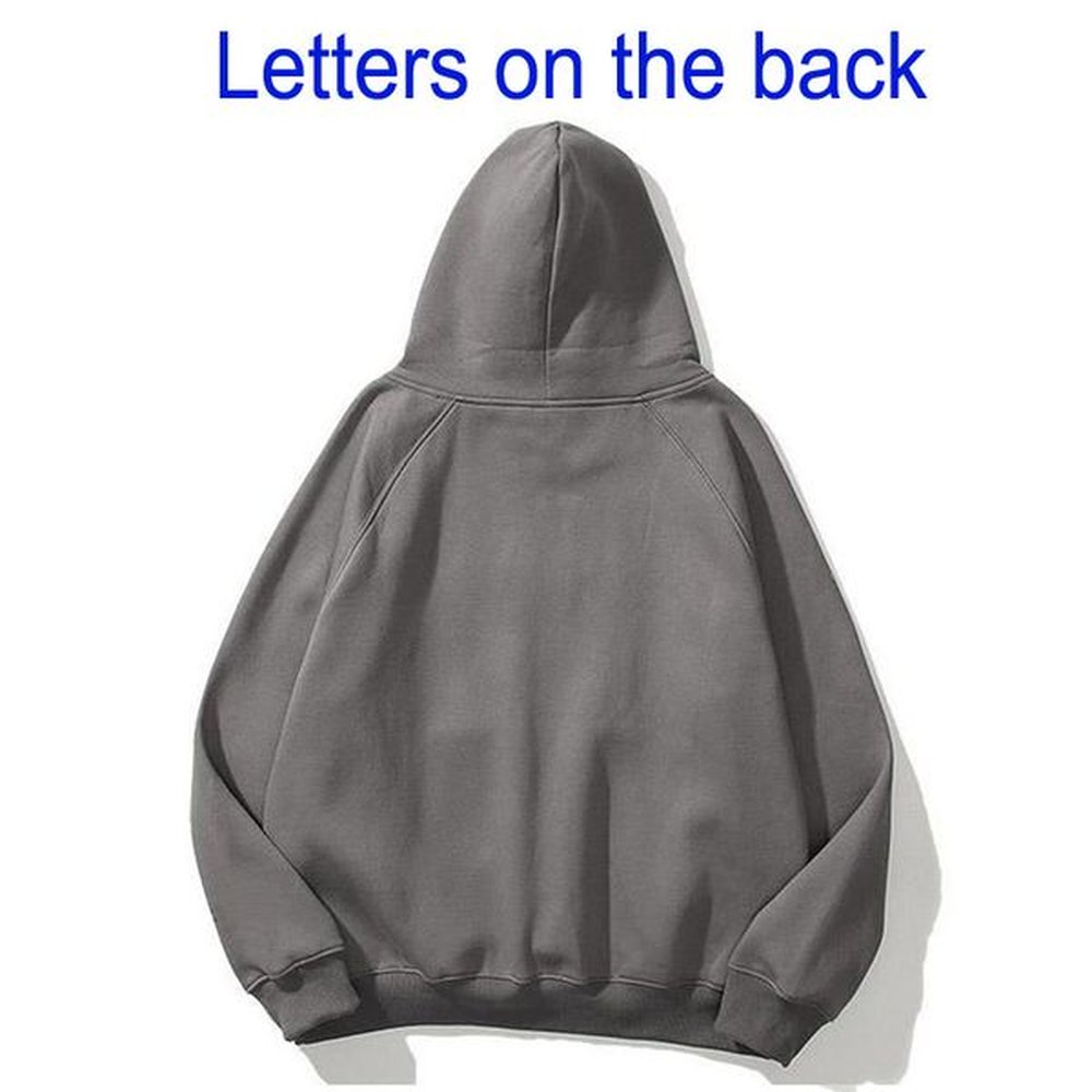 Essentiald Hoodie Warm Hooded Hoodies Fashion Streetwear Pullover Sweatshirts Loose Hoodies Lovers Tops Clothing Fashion Sports Hooded Sweat
