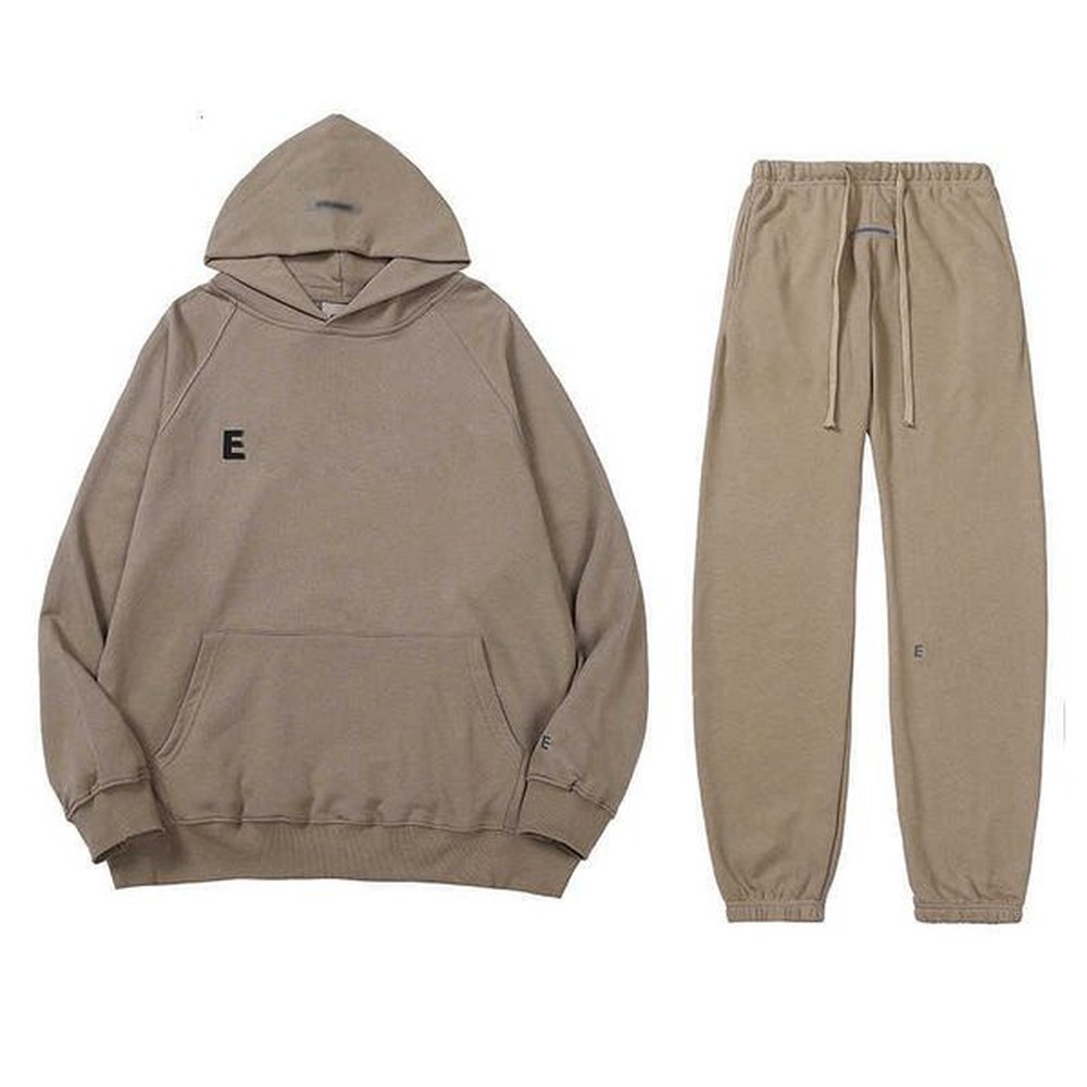 Essentiales Hoodies Mens Designer Tracksuit Essentialst Hoody Pants Set Women Casual Jogger Essentialpants Loose Sweat Hip Hop Skateboard St