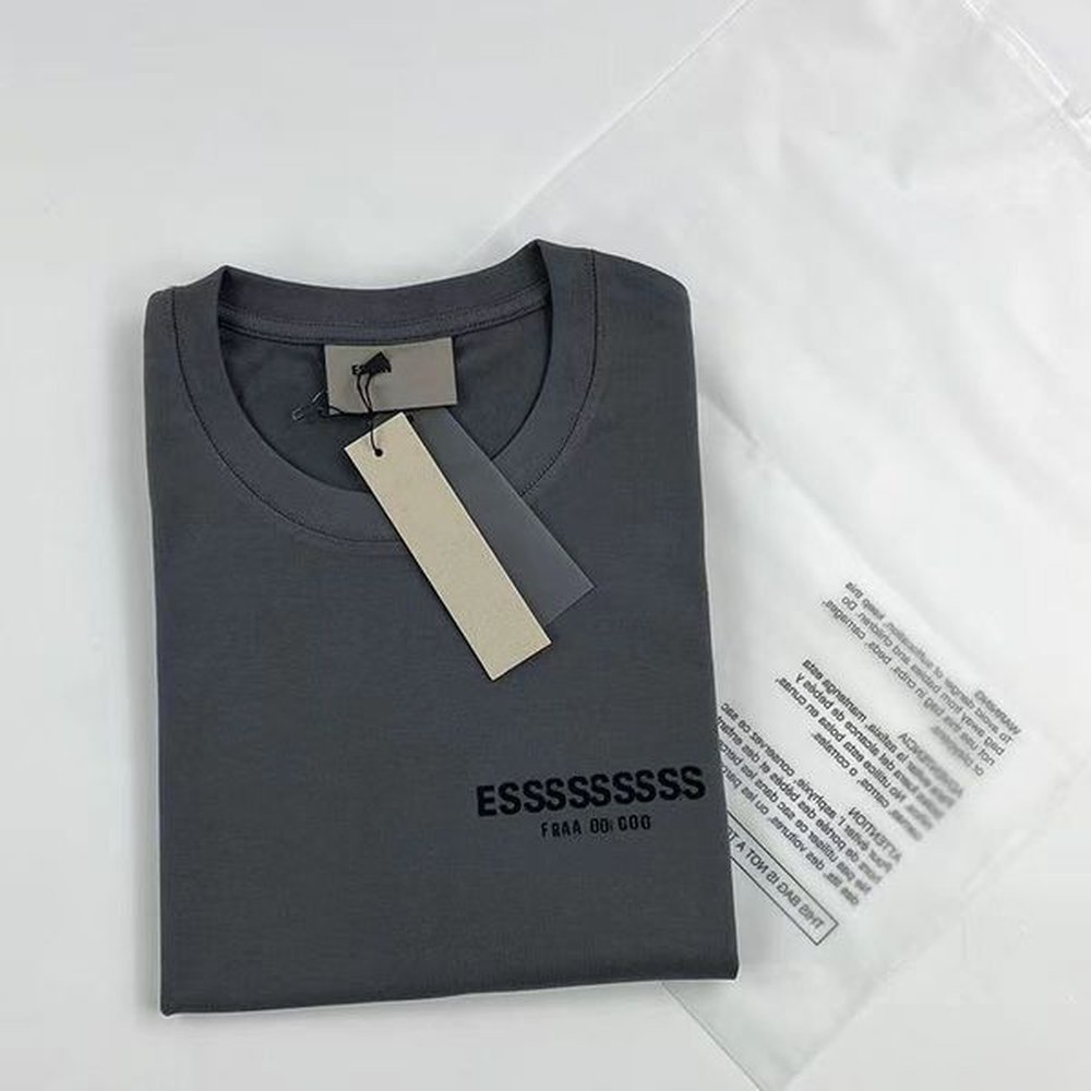 Essentialsk T Shirts Designer 1977 T Shirt Mens T-Shirt Fashion Pure Cotton Large Letter Fear If God Tshirst Versatile White Tees Sports Cas