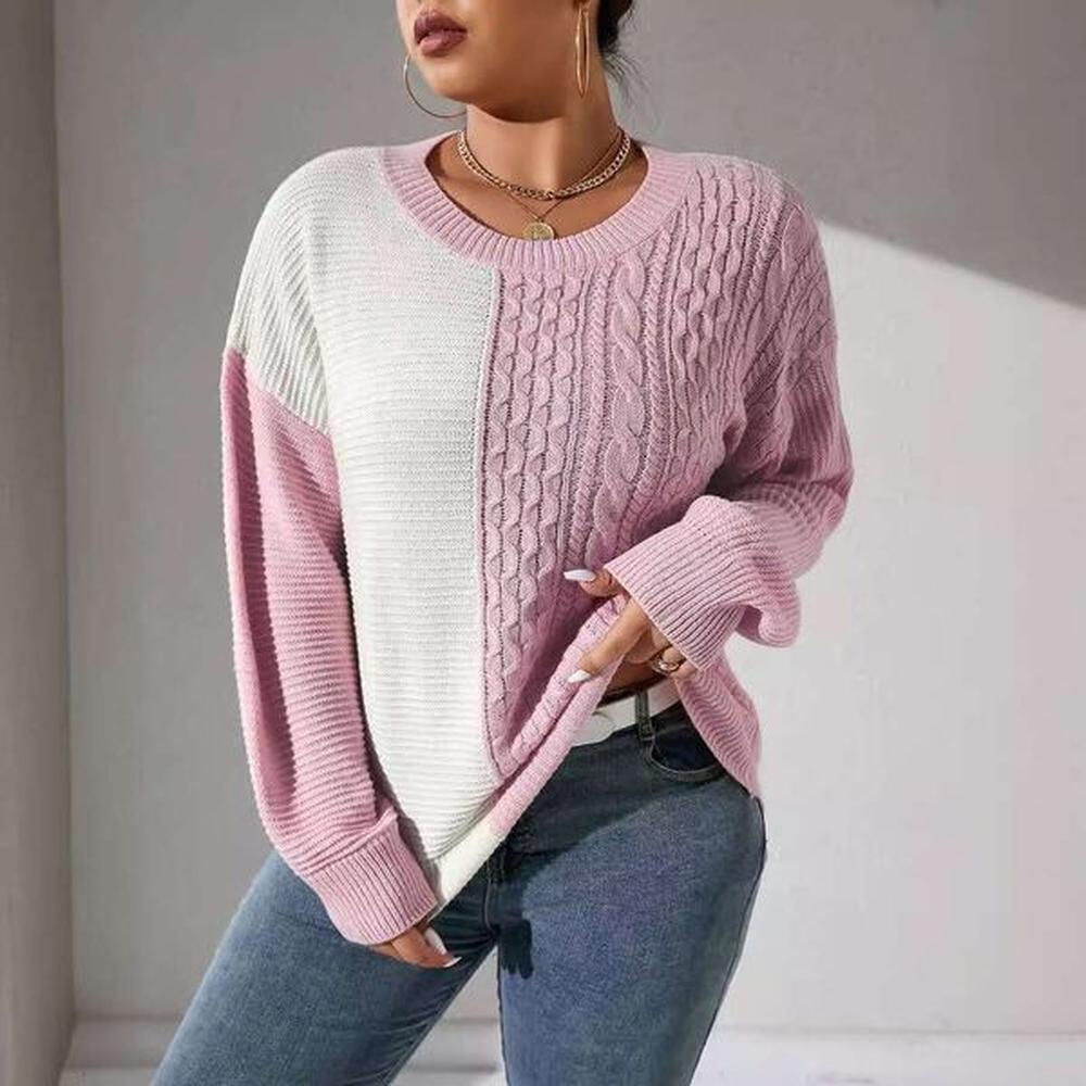 european american top autumn and winter womens custom round neck