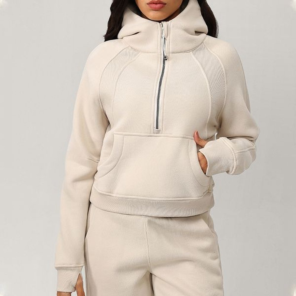 european and american hoodie womens highquality velvet warm casual sports