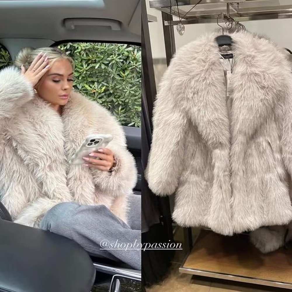european and american style fashion warm highend artificial effect womens