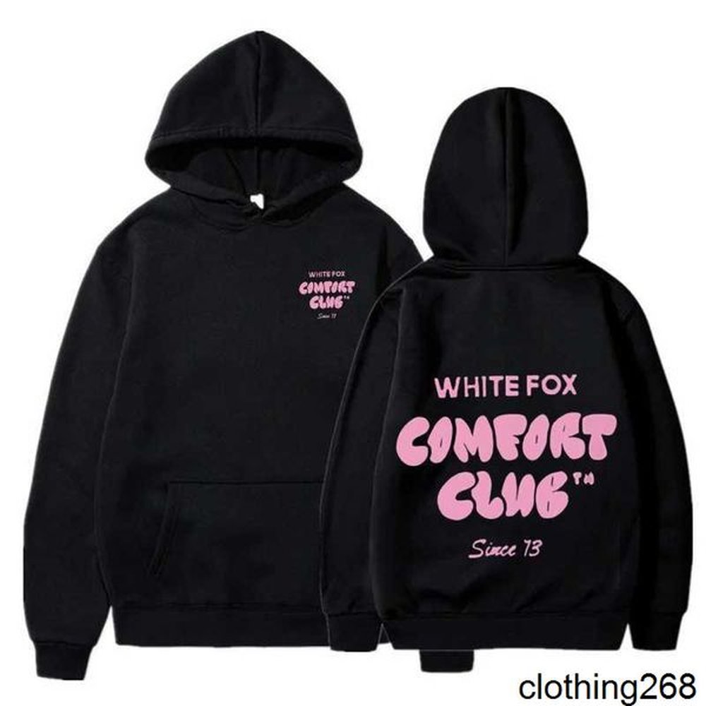 european and american womens casual sports white devil fox hoodie