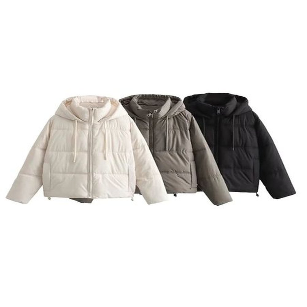 european and american womens clothing style cotton short hooded