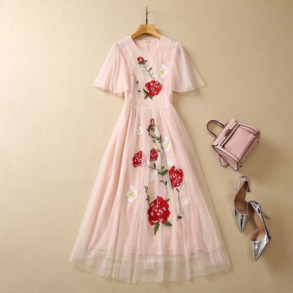 european and american womens dress summer new style short